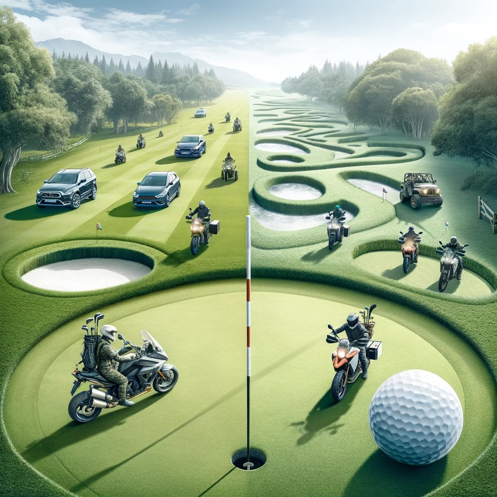 Golf vs RAM Rally